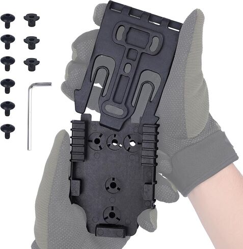 Quick Locking System Kit (QLS Kit), QLS 19 Locking Fork and QLS 22L Receiver Plate for Drop Leg Holster, Duty Belt and Low Ride Universal Belt Loop in Saudi Arabia