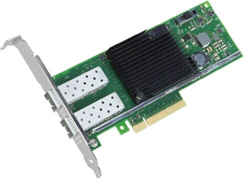 محول الشبكة Intel X710DA2BLK Ethernet المتقارب - منفذ (منافذ) PCI Express 3.0 x8-2 - ألياف ضوئية، ثنائي المحور - صندوق أبيض ضخم in Saudi Arabia