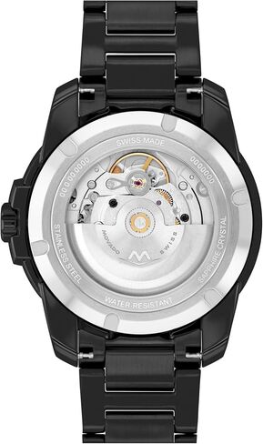 Movado Bold Verso Men's Watch-41 MM CASE ، سوار من الفولاذ المقاوم للصدأ ، تصميم ذاتي ، تصميم أنيق ، هدية له in Saudi Arabia