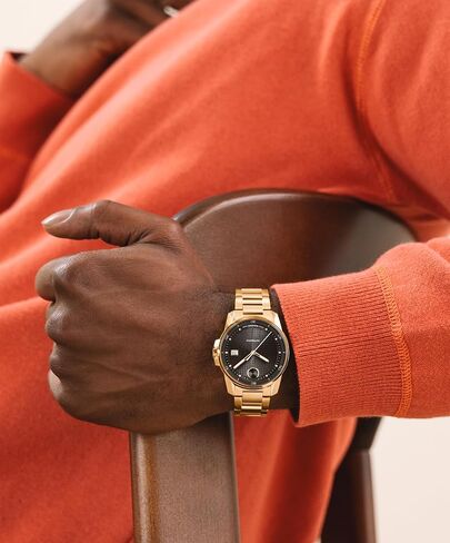 Movado Bold Verso Men's Watch-41 MM CASE ، سوار من الفولاذ المقاوم للصدأ ، تصميم ذاتي ، تصميم أنيق ، هدية له in Saudi Arabia