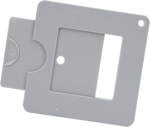 ZJchao Artist Viewfinder Sliding Mechanism View Finder Color Isolation Tool for Painting Drawing Photography Professionals Hobbyists Students Plastic 2 Pcs in Saudi Arabia