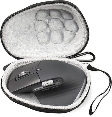 Travel Carrying Case Replacement for Logitech MX Master 4 / MX Master 3S / Master 3 / Master 2S Advanced Computer Wireless Mouse- Upgrade Version No Shake in Saudi Arabia