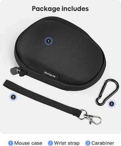 Travel Carrying Case Replacement for Logitech MX Master 4 / MX Master 3S / Master 3 / Master 2S Advanced Computer Wireless Mouse- Upgrade Version No Shake in Saudi Arabia