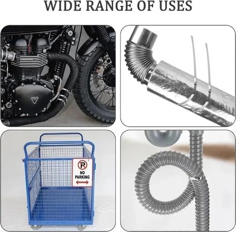 20Pcs Metal Zip Ties 304 Stainless Steel Zip Ties Heavy Duty Multi-Purpose Self-Locking Cable Ties for Vehicle, Farm, Cable (4.6x300mm) in Saudi Arabia