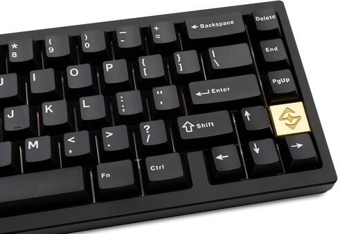 KEEBMONKEY WOBKEY Zen 65 65% لوحة مفاتيح ميكانيكية لاسلكية سريعة الإصدار مع RGB، حافظة ألومنيوم CNC، قابلة للتبديل السريع، دعم VIA، لوحة مفاتيح ألعاب BT/2.4G/USB-C لأجهزة Mac/Windows (أسود فائق) in Kuwait