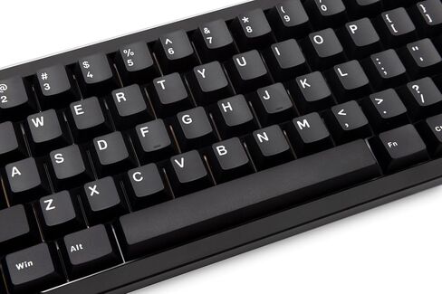 KEEBMONKEY WOBKEY Zen 65 65% لوحة مفاتيح ميكانيكية لاسلكية سريعة الإصدار مع RGB، حافظة ألومنيوم CNC، قابلة للتبديل السريع، دعم VIA، لوحة مفاتيح ألعاب BT/2.4G/USB-C لأجهزة Mac/Windows (أسود فائق) in Kuwait