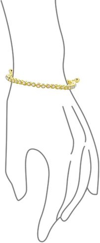 Slender Dainty Round Gemstone In Milgrain Edge Setting Iridescent Blue Created Opal Evil Eye Tennis Bolo Bracelet For Women 14K Yellow Rose Gold Plated .925 Sterling Silver Adjustable Slide in Saudi Arabia