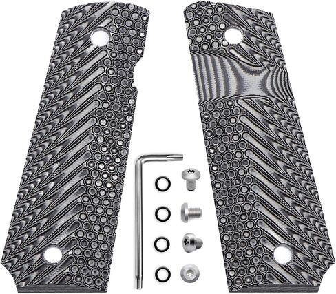 Guuun 1911 Slim Grips G10 Full Size Ambi Safety Cut Big Scoop OPS Tactical Texture in Saudi Arabia