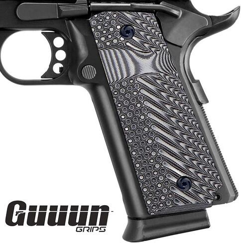 Guuun 1911 Slim Grips G10 Full Size Ambi Safety Cut Big Scoop OPS Tactical Texture in Saudi Arabia