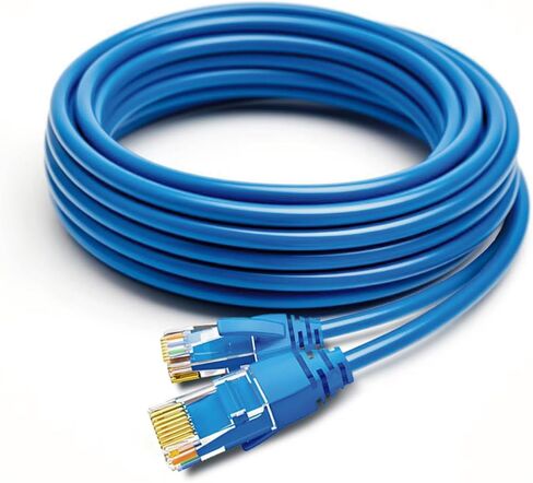 RJ45 Cat 6 Ethernet Patch Cable,1Gpbs High-Speed Transfer Speed,Gold-Plated Connectors,for Personal Computer,Printer,Laptop,Gaming Consoles,Router in Saudi Arabia