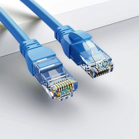 RJ45 Cat 6 Ethernet Patch Cable,1Gpbs High-Speed Transfer Speed,Gold-Plated Connectors,for Personal Computer,Printer,Laptop,Gaming Consoles,Router in Saudi Arabia
