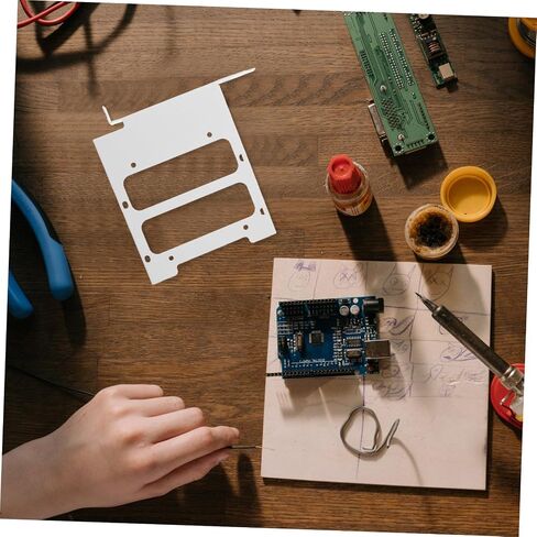 دعامة تثبيت معدنية بفتحة Pci لمحركات الأقراص الصلبة SSD وحامل صينية التخزين، هيكل معدني مع تحسين حراري، سهل التركيب لتوسيع تخزين حافظة الكمبيوتر in Kuwait