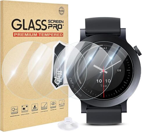 4 قطع متوافقة مع لا شيء CMF Watch 3 Pro واقي شاشة زجاجي، مضاد للخدش 9H واقي مغطى بالكامل لساعة CMF 3 Pro فيلم ساعة ذكية مع لمسة حساسة in Saudi Arabia