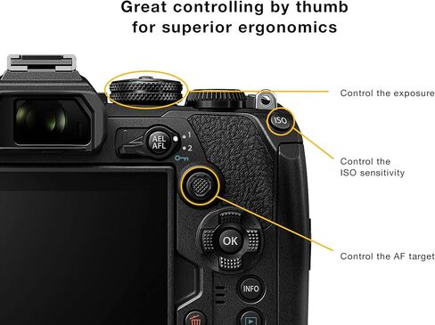 هيكل الكاميرا الأسود OLYMPUS OM-D E-M1 Mark III (متجدد) in Kuwait