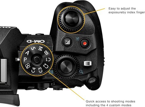 هيكل الكاميرا الأسود OLYMPUS OM-D E-M1 Mark III (متجدد) in Kuwait