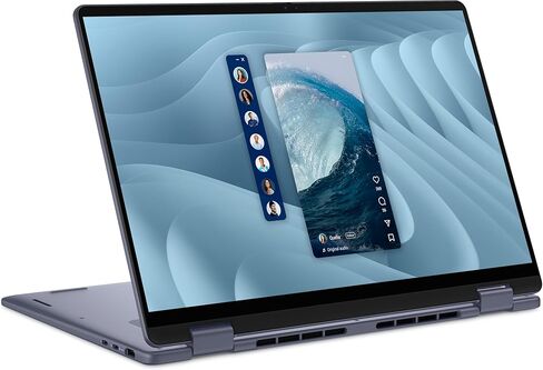 Dell 16 Plus 2-in-1 Laptop 2025 16" WQXGA 2560 x 1600 Display IPS Touchscreen, Intel Core Ultra 9 288V Intel Arc Graphics 140V 32GB LPDDR5 1TB SSD Backlit KB Thunderbolt 4 FP Wi-Fi 7 Windows 11 Home in Saudi Arabia