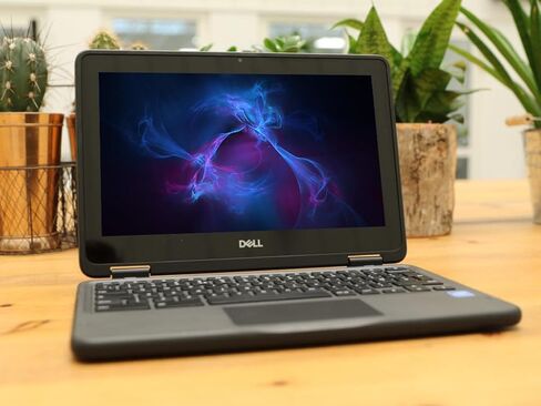 كمبيوتر محمول Dell Chromebook 3100 2 في 1، كمبيوتر محمول بشاشة لمس 11.6 بوصة، Intel Celeron N4000، ذاكرة الوصول العشوائي 4 جيجابايت، 32 جيجابايت eMMC، نظام تشغيل Chrome (متجدد) in Kuwait