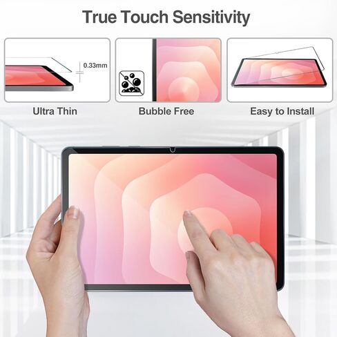 ProCase 2 واقي شاشة لجهاز Galaxy Tab S11 2025 11 بوصة X730 X730N X736 + 1 حزمة واقي عدسة الكاميرا، طبقة زجاجية شفافة مقواة متوافقة مع قلم S - رمادي in Kuwait