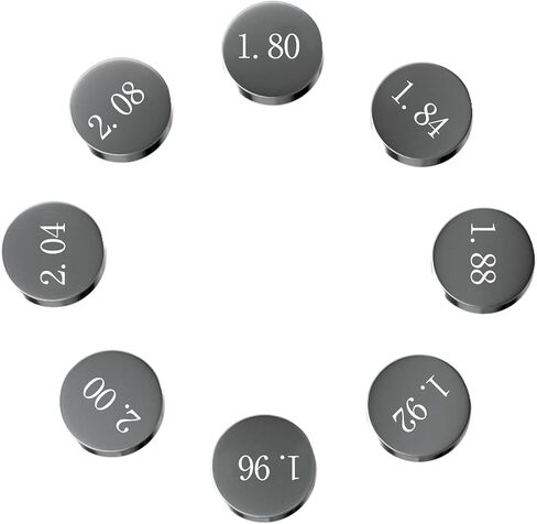 AHL 8.85mm O.D. 1.72mm-2.60mm Thick Adjustable Valve Shim Kit for 250SX-F 2005-2021/450 XC-W 2014-2016/450 F Six Days 2017-2019/350 F 2012-2020 in Saudi Arabia
