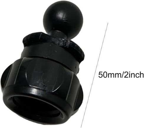 17mm Ball Female to Male Extension Rod 50mm Length Head Adapter Bracket Extender 360 Rotating Arm for Car Air Vent Phone Holder Tablet Stand GPS Mount in Saudi Arabia