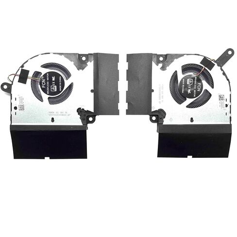 استبدال مروحة تبريد وحدة المعالجة المركزية الجديدة + وحدة معالجة الرسومات من BestParts لعام 2020 Asus ROG Strix Scar 17 G732، G732LXS (سلسلة RTX 2080)، P/N: 13NR0430P02011 13NR0430P01011 in Saudi Arabia