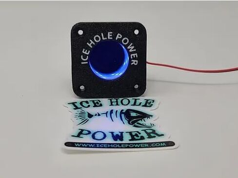 Ice Hole Power Glow Cup - The Original Ice Fishing Flush Mounted Glo Ring for Charging Jigs in Saudi Arabia