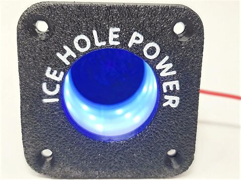 Ice Hole Power Glow Cup - The Original Ice Fishing Flush Mounted Glo Ring for Charging Jigs in Saudi Arabia