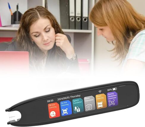 WALFRONT Digital Reader Pen Translation Pen & Scan Reader for Language Learners Real Time Text Reading in 142 Languages Online and Offline Support in Saudi Arabia