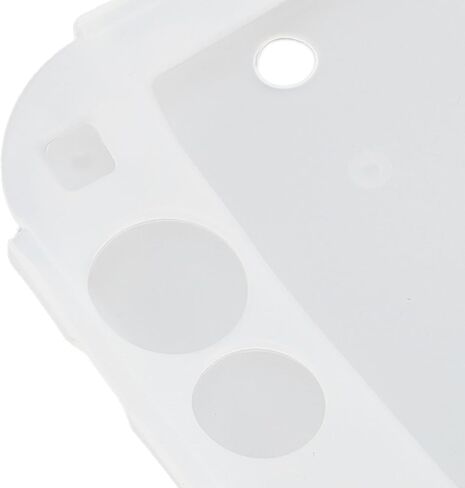 PUSOKEI Protective Cover for 2DS, Controller Silicone Skin Cover Transparent PET Film for Device Guard (White) in Saudi Arabia