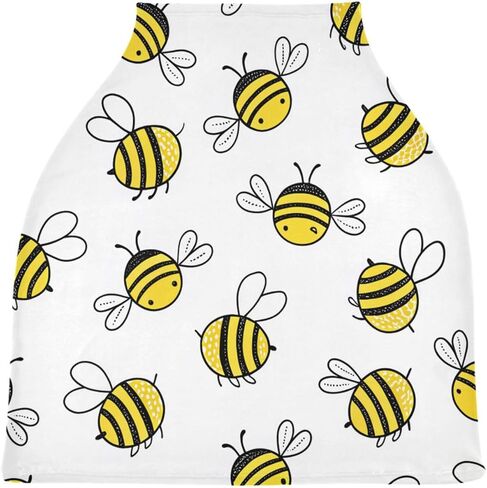 Blueangle Nursing Cover for Baby Breastfeeding, Cartoon Llama Alpaca Car Seat Covers for Babies, Soft Breathable Infant Stroller/Shopping Cart/High Chair Cover in Saudi Arabia