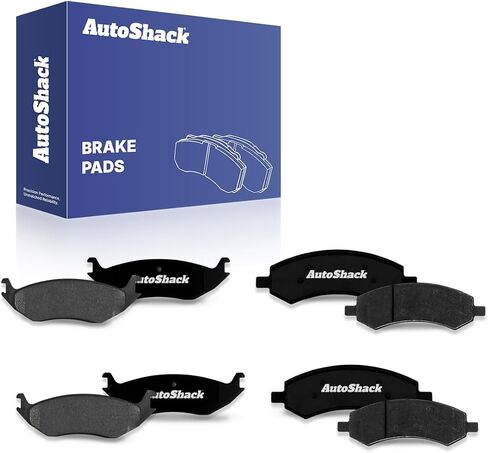 AutoShack Front and Rear Ceramic Brake Pads Set 8pcs Replacement for 2006-2016 2017 2018 Ram 1500 2007-2009 Dodge Durango 2007-2009 Chrysler Aspen 3.0L 3.6L 3.7L 4.7L 5.7L V6 V8 4WD RWD SCD1084-967 in Saudi Arabia
