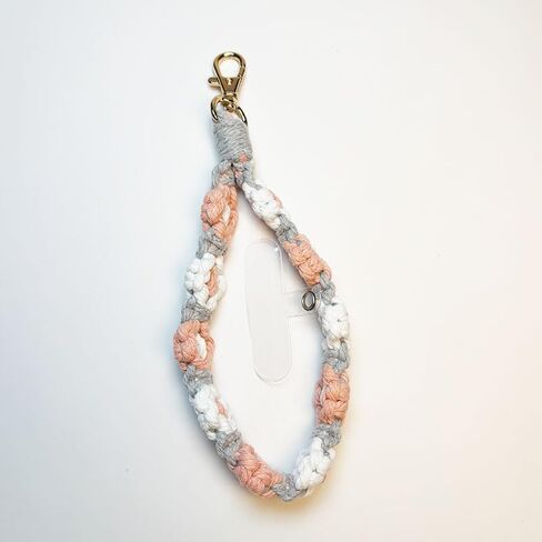 Creative anti lost phone lanyard short shell chain woven phone chain hanging wrist in Saudi Arabia