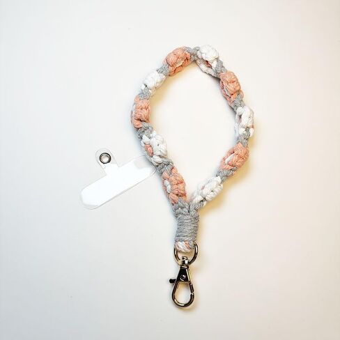 Creative anti lost phone lanyard short shell chain woven phone chain hanging wrist in Saudi Arabia