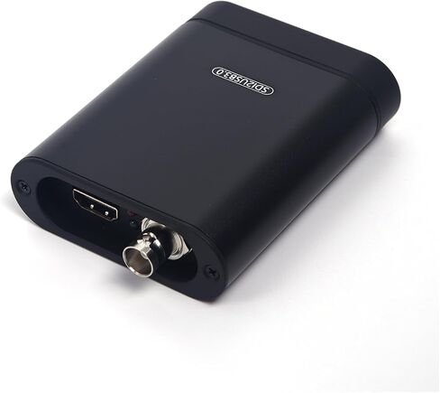بطاقة التقاط فيديو احترافية HDMI SDI إلى USB3.0، أسود، USB 3.0 360 ميجابايت/ثانية مدخل HDMI BNC، ملتقط فيديو عالي الدقة للبث المباشر والتسجيل، 1080 بكسل 60 إطارًا في الثانية UVC YUVC422 PnP in Saudi Arabia