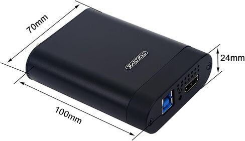 بطاقة التقاط فيديو احترافية HDMI SDI إلى USB3.0، أسود، USB 3.0 360 ميجابايت/ثانية مدخل HDMI BNC، ملتقط فيديو عالي الدقة للبث المباشر والتسجيل، 1080 بكسل 60 إطارًا في الثانية UVC YUVC422 PnP in Saudi Arabia