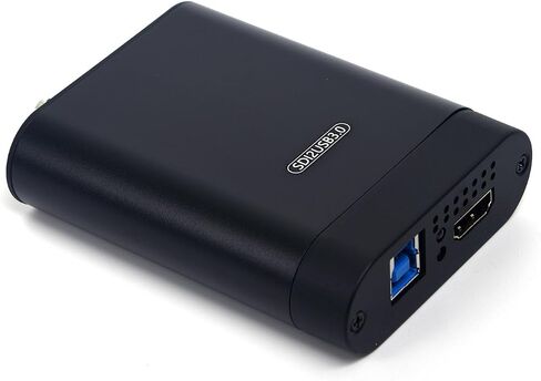 بطاقة التقاط فيديو احترافية HDMI SDI إلى USB3.0، أسود، USB 3.0 360 ميجابايت/ثانية مدخل HDMI BNC، ملتقط فيديو عالي الدقة للبث المباشر والتسجيل، 1080 بكسل 60 إطارًا في الثانية UVC YUVC422 PnP in Saudi Arabia