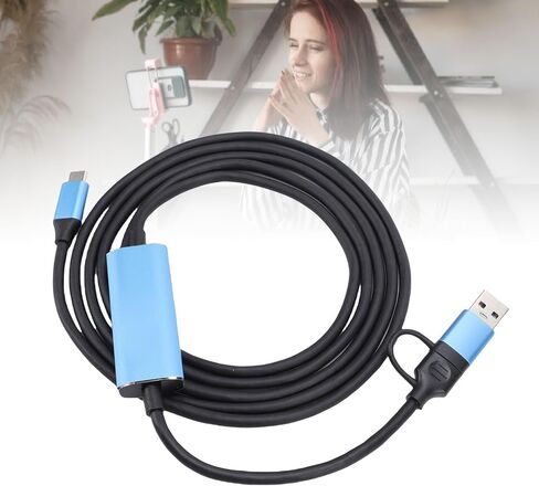 بطاقة التقاط فيديو Bewinner USB C 1080P 60FPS، مدخل 4K 30 هرتز مع شحن PD 100W، بطاقة التقاط الألعاب للتوصيل والتشغيل لبث ألعاب التسجيل in Kuwait