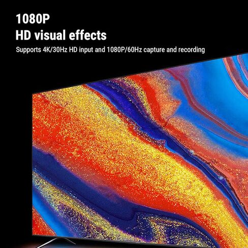 بطاقة التقاط فيديو Bewinner USB C 1080P 60FPS، مدخل 4K 30 هرتز مع شحن PD 100W، بطاقة التقاط الألعاب للتوصيل والتشغيل لبث ألعاب التسجيل in Kuwait