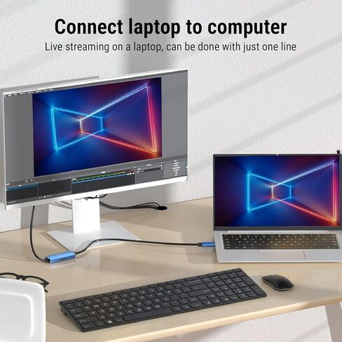 بطاقة التقاط فيديو Bewinner USB C 1080P 60FPS، مدخل 4K 30 هرتز مع شحن PD 100W، بطاقة التقاط الألعاب للتوصيل والتشغيل لبث ألعاب التسجيل in Kuwait