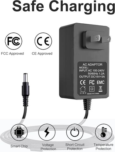 Speaker Charger for Turtlebox Gen 2 & Gen 3: Loud! Replacement with Turtle Box Outdoor Bluetooth 5.0 Audio Power Cord, LED Indicator, Cable Length 6.5FT, with Ferrite Ring in Saudi Arabia