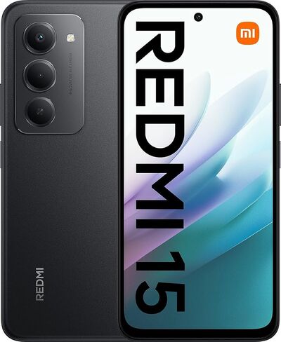 XIAOMI Redmi 15 4G LTE (متوافق مع Tmobile Tello Mint & Global) (128 جيجابايت + 6 جيجابايت) شريحة اتصال مزدوجة غير مقفلة 6.9 بوصة 50 ميجابكسل موديل 25062RN2DL (أرجواني رملي) in Saudi Arabia