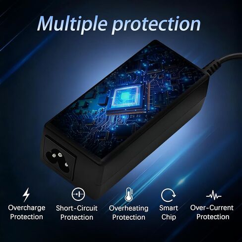 QFA 90W محول تيار متردد عالمي لشاحن الكمبيوتر المحمول متوافق مع Lenovo HP Dell Acer Asus Samsung IBM Sony Fujitsu Gateway Notebook Ultrabook Chromebook سلك إمداد الطاقة مع 15 نصيحة in Kuwait