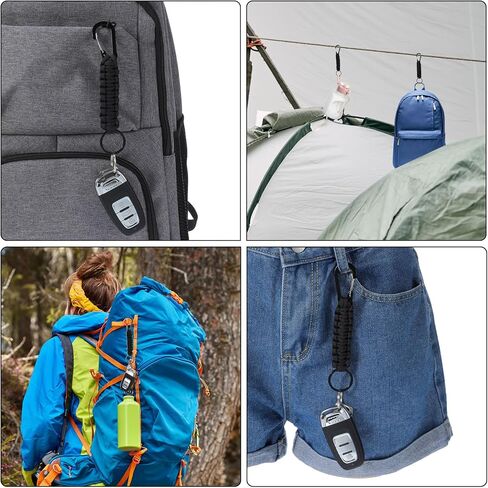 bremorou 3 حزمة باراكورد سلسلة المفاتيح حلقة تسلق الحبل مع حزام الألومنيوم مضفر سلاسل المفاتيح باراكورد الحبل الثقيلة مفتاح الحبل الملحقات للتخييم الصيد تسلق المشي لمسافات طويلة (أسود) in Kuwait