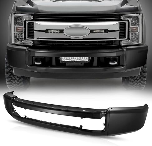 Auto Dynasty Pront Pumper Enport Pace Bar متوافق مع 2020 2021 2022 Ford F-250 F-350 Super Duty ، مع قطع ضوء الضباب ، باللون الأسود المطلي ، FO1002458 in Saudi Arabia