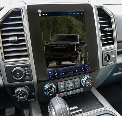 راديو ستيريو بشاشة لمس 12.1 بوصة يعمل بنظام Android 14 لسيارة Ford F150 2016-2020 مع CarPlay اللاسلكي ووحدة استبدال تلقائية تعمل بنظام Android وراديو سيارة طراز Tesla مع ملاحة GPS وبلوتوث WiFi in Kuwait