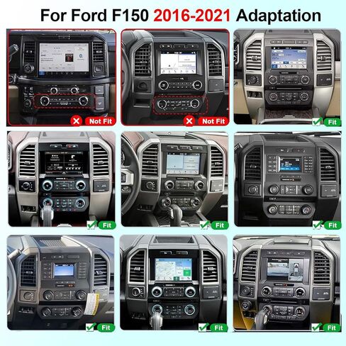 راديو ستيريو بشاشة لمس 12.1 بوصة يعمل بنظام Android 14 لسيارة Ford F150 2016-2020 مع CarPlay اللاسلكي ووحدة استبدال تلقائية تعمل بنظام Android وراديو سيارة طراز Tesla مع ملاحة GPS وبلوتوث WiFi in Kuwait