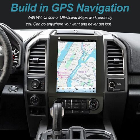 راديو ستيريو بشاشة لمس 12.1 بوصة يعمل بنظام Android 14 لسيارة Ford F150 2016-2020 مع CarPlay اللاسلكي ووحدة استبدال تلقائية تعمل بنظام Android وراديو سيارة طراز Tesla مع ملاحة GPS وبلوتوث WiFi in Kuwait