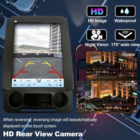 راديو ستيريو بشاشة لمس 12.1 بوصة يعمل بنظام Android 14 لسيارة Ford F150 2016-2020 مع CarPlay اللاسلكي ووحدة استبدال تلقائية تعمل بنظام Android وراديو سيارة طراز Tesla مع ملاحة GPS وبلوتوث WiFi in Kuwait