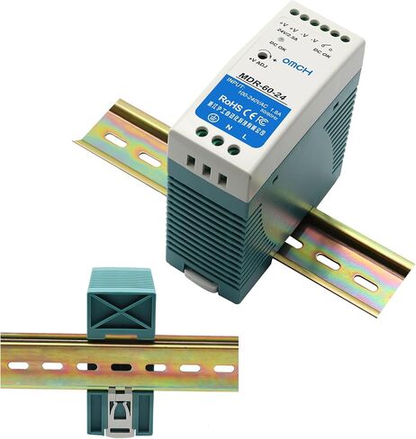 MDR-60-12 مصدر طاقة DIN-Rail، 12 فولت تيار مستمر، 60 وات، 5 أمبير عالي الكفاءة والموثوقية (MDR-60-12) in Kuwait