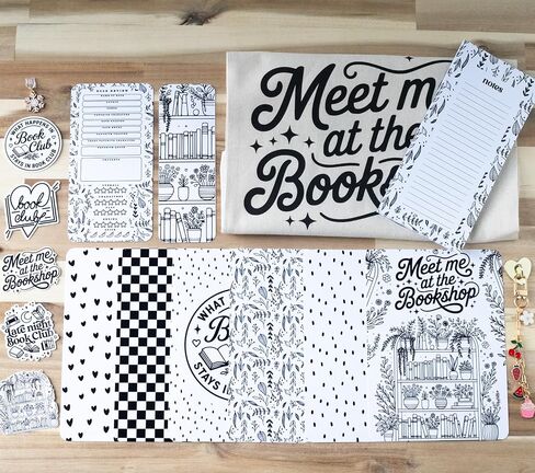 حزمة إدراج بطاقات Bookish البسيطة لجراب Kindle الشفاف من الجيل الحادي عشر والثاني عشر من Paperwhite & Colorsoft، حافظة، ساحرة، ملصق in Kuwait